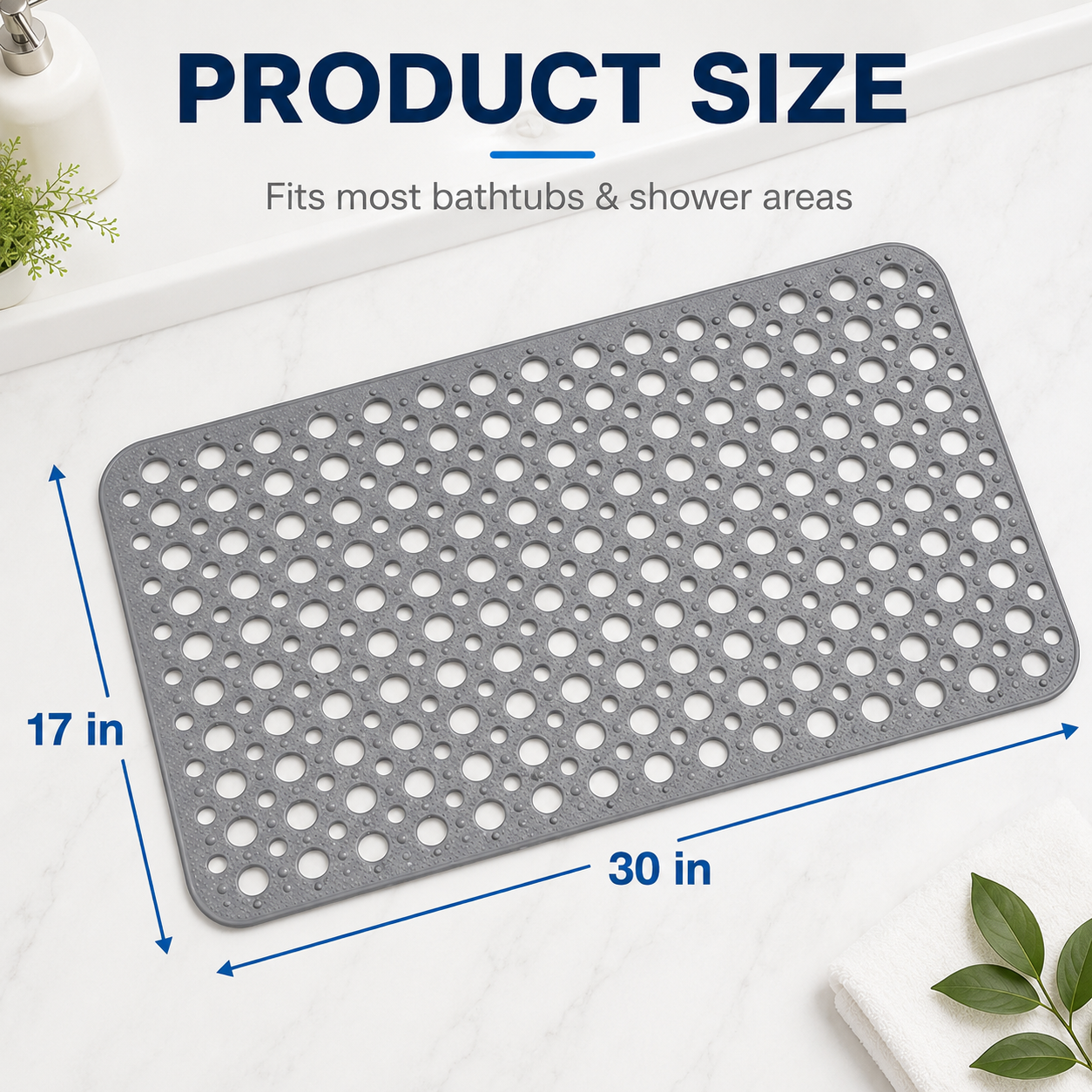 Save 50% This Summer 💧 SafeStep Bathroom Safety Mat - Make Every Shower Feel Safer